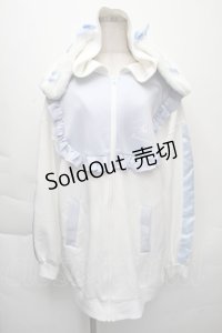 Ank Rouge / シナモロールジャージ  白ｘサックス S-25-11-30-027-CA-TO-HR-ZS