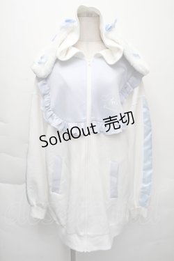 画像1: Ank Rouge / シナモロールジャージ  白ｘサックス S-25-11-30-027-CA-TO-HR-ZS