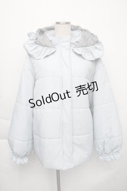 画像1: Whinny / 爆リボンわたあめアウター  サックス S-25-11-30-028-PU-CO-HR-ZS