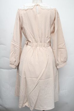 画像2: axes femme POETIQUE / レース襟ワンピース  淡ピンク S-25-11-30-029-AX-OP-HR-ZS