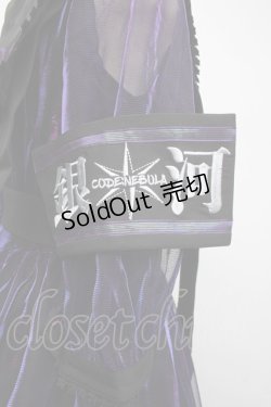 画像3: 中国ロリータ / チュールセーラーワンピース  黒ｘ紫 S-25-11-30-032-LO-OP-HR-ZS