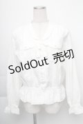 【SALE】PINK HOUSE / サイドポケットブラウス  白 S-25-12-01-004-LO-BL-SA-ZT136