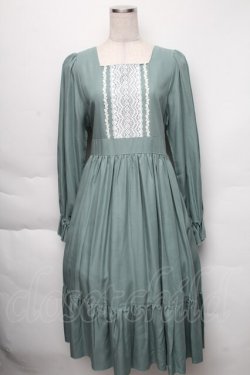 画像1: HirokoTokumine / アリアンヌワンピース  グリーン S-25-12-01-032-LO-OP-AS-ZS