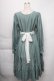 画像2: HirokoTokumine / アリアンヌワンピース  グリーン S-25-12-01-032-LO-OP-AS-ZS (2)
