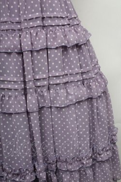 画像4: heavenly garden / ドットフリルワンピース  ラベンダー S-25-12-01-034-LO-OP-AS-ZS