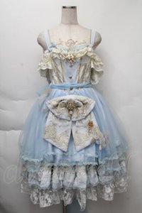 NINEODES / Spring In The Garden ジャンパースカートセット  サックス S-25-12-01-035-LO-OP-IG-ZT038