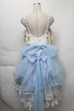 画像2: NINEODES / Spring In The Garden ジャンパースカートセット  サックス S-25-12-01-035-LO-OP-IG-ZT038