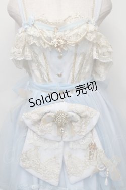 画像3: NINEODES / Spring In The Garden ジャンパースカートセット  サックス S-25-12-01-035-LO-OP-IG-ZT038