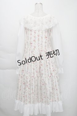 画像2: marcHenTica by Hiroko Tokumine / フレアローズワンピース  オフ S-25-12-01-038-LO-OP-AS-ZS