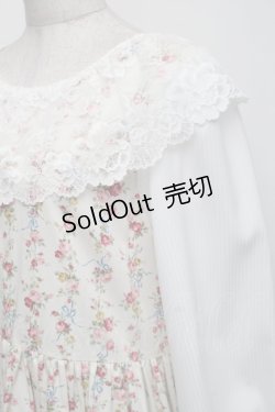 画像3: marcHenTica by Hiroko Tokumine / フレアローズワンピース  オフ S-25-12-01-038-LO-OP-AS-ZS