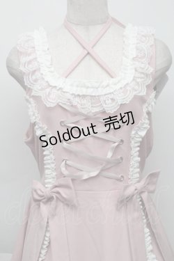 画像3: DearMyLoveEmily / ミルフィーユフリルジャンパースカート LL ピンク S-25-12-01-039-LO-OP-HR-ZS