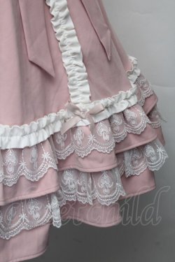 画像4: DearMyLoveEmily / ミルフィーユフリルジャンパースカート LL ピンク S-25-12-01-039-LO-OP-HR-ZS