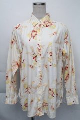 PINK HOUSE / うさぎリボン総柄ブラウス  アイボリー S-25-12-01-005-LO-BL-SA-ZT151