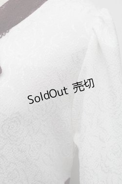 画像4: 【SALE】HirokoTokumine / レースカラーワンピース  ワインｘ白 S-25-12-01-040-LO-OP-AS-ZT516