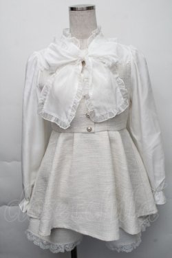 画像1: Rojita / BIGリボンツイードセットアップ  オフ S-25-12-01-041-LO-OP-AS-ZT045