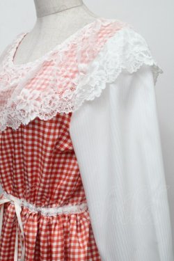 画像3: HirokoTokumine / ギンガムワンピース  赤ｘ白 S-25-12-01-042-LO-OP-AS-ZS