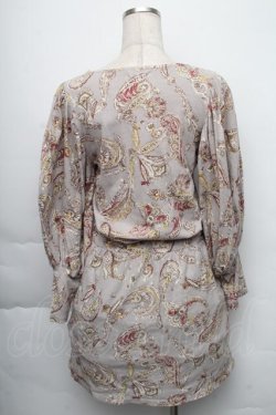 画像2: LOLITA / プリントワンピース  ベージュ S-25-12-01-044-LO-OP-HR-ZS