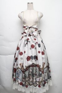 Royal Princess Alice / まくら くらまコラボ/Madhatter’s Tea Partyドレス  白 S-25-12-01-046-LO-OP-HR-ZS