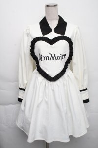 DimMoire / ハートフリルワンピース  白 S-25-12-01-047-LO-OP-HR-ZS