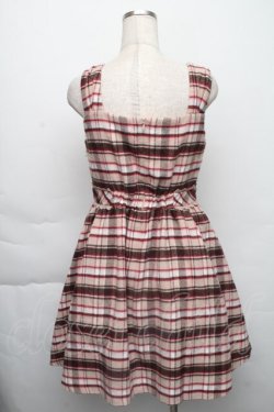 画像2: LODISPOTTO / チェックニットジャンパースカート  ブラウン S-25-12-01-048-LO-JA-HR-ZT154