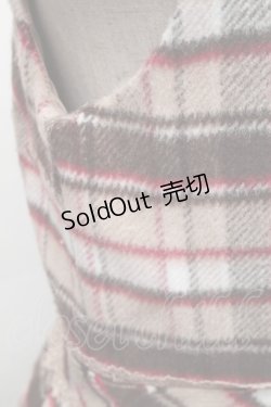 画像3: 【SALE】LODISPOTTO / チェックニットジャンパースカート  ブラウン S-25-12-01-048-LO-JA-HR-ZT154