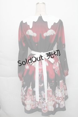 画像2: Royal Princess Alice / Melty Hospitalエプロン付きワンピース  黒 S-25-12-01-049-LO-OP-HR-ZS