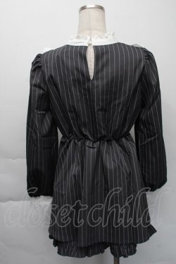 画像2: NOEMIE / ゴシックレースアップセットアップ  黒ｘ白 S-25-12-01-051-LO-OP-HR-ZS