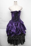 ATELIER PIERROT / Bustle Corset Dress  紫 S-25-12-01-052-EL-OP-AS-ZS