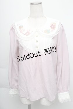 画像2: 【SALE】Amavel / Animal Donutsブラウス  ピンク S-25-12-01-008-CA-BL-AS-ZT032