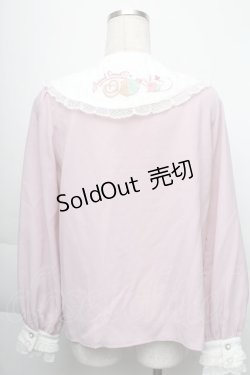 画像3: 【SALE】Amavel / Animal Donutsブラウス  ピンク S-25-12-01-008-CA-BL-AS-ZT032