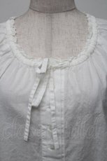 画像3: PINK HOUSE / ローンパフスリーブブラウス  白 S-25-12-01-001-LO-BL-SA-ZT151 (3)