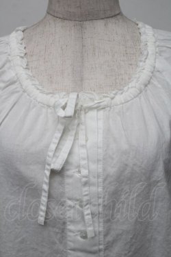 画像3: PINK HOUSE / ローンパフスリーブブラウス  白 S-25-12-01-001-LO-BL-SA-ZS