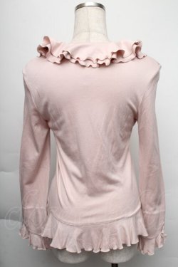 画像2: INGEBORG / ダブルフリルカーディガン  ピンク S-25-12-01-009-LO-TO-SA-ZT143