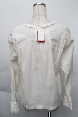 画像2: PINK HOUSE / ローンフリルブラウス  オフ S-25-12-01-002-LO-BL-AS-ZT151