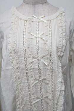 画像3: PINK HOUSE / ローンフリルブラウス  オフ S-25-12-01-002-LO-BL-AS-ZT151