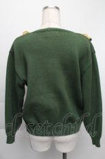 画像2: 【SALE】PINK HOUSE / ひまわりモチーフニットカーディガン  グリーンＸイエロー S-25-12-01-022-LO-TO-SA-ZT167 (2)