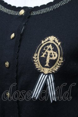 画像3: Angelic Pretty / ブリジットエンブレムワッペンカーディガン  黒 S-25-12-01-023-AP-TO-HR-ZS