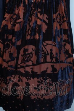 画像4: Jane Marple / フェアリーテイルオパールミニワンピース  ブラウンｘ紺 S-25-12-01-026-JM-OP-AS-ZS