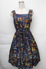 Jane Marple /Joyful crestのスクエアドレス  紺 S-25-12-01-029-JM-OP-AS-ZS