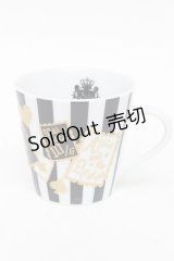 ALICE and the PIRATES / マグカップ  黒ｘ白 S-25-12-02-001-PA-ZA-HR-ZS