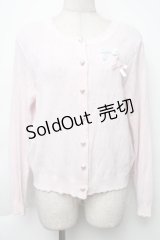 Nile Perch / うさぎ透かし編みカーディガン  ピンク S-25-12-02-027-LO-TO-HR-ZS