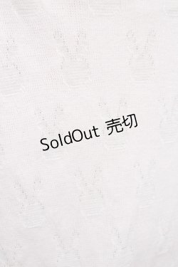 画像3: Nile Perch / うさぎ透かし編みカーディガン  ピンク S-25-12-02-027-LO-TO-HR-ZS