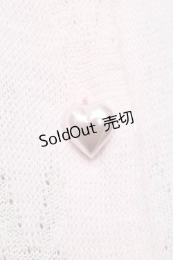 画像5: Nile Perch / うさぎ透かし編みカーディガン  ピンク S-25-12-02-027-LO-TO-HR-ZS