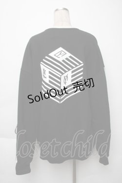 画像2: PUNKその他 / 刺繍トレーナー  黒ｘ白 S-25-12-02-029-PU-TS-HR-ZS