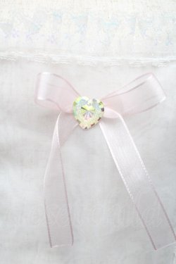 画像3: Nile Perch / オーガンジーフリルエプロンドレス  白 S-25-12-02-030-LO-OP-HR-ZS