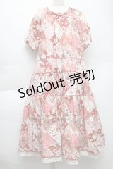 PINK HOUSE / PH Tea Party ワンピース  ピンク S-25-12-02-031-LO-OP-AS-ZS