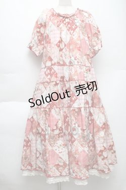 画像1: PINK HOUSE / PH Tea Party ワンピース  ピンク S-25-12-02-031-LO-OP-AS-ZS