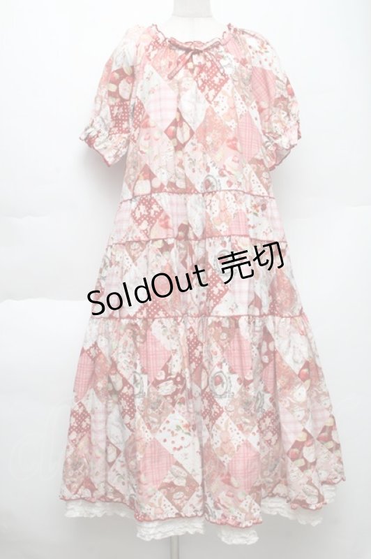 画像1: PINK HOUSE / PH Tea Party ワンピース  ピンク S-25-12-02-031-LO-OP-AS-ZS (1)