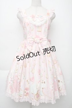 画像1: Angelic Pretty / Wonder Cookieジャンパースカート  ピンク S-25-12-02-032-AP-OP-AS-ZS
