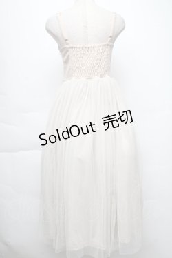 画像2: F&A / レースアップチュールキャミワンピース  キナリ S-25-12-02-034-LO-OP-HR-ZS